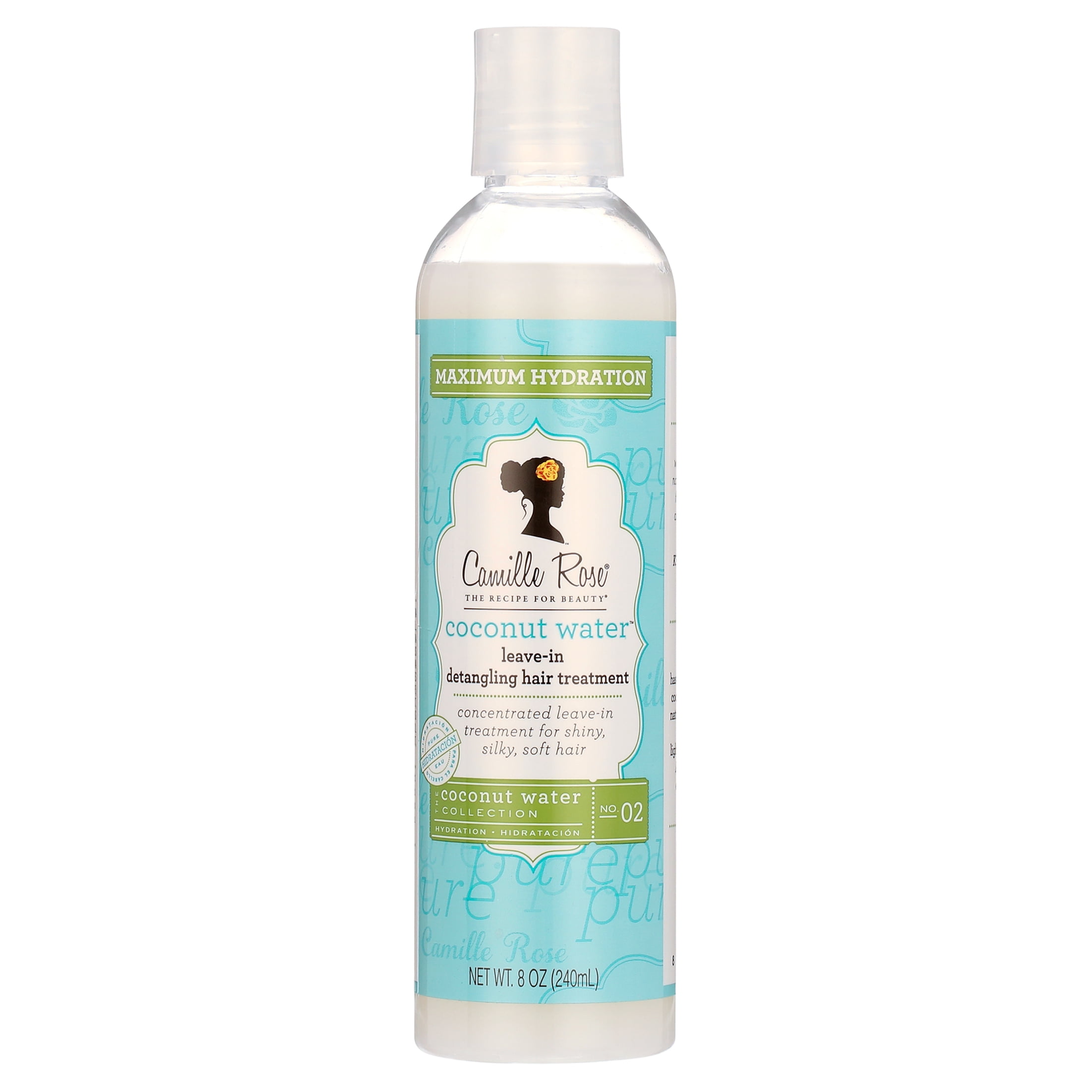 Camille Rose the Coconut Water Collection Detangling Frizz Control LeaveIn Hair Treatment, 8 oz