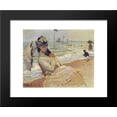 thumbnail image 1 of Camille on the Beach at Trouville 20x24 Framed Art Print by Monet, Claude, 1 of 2
