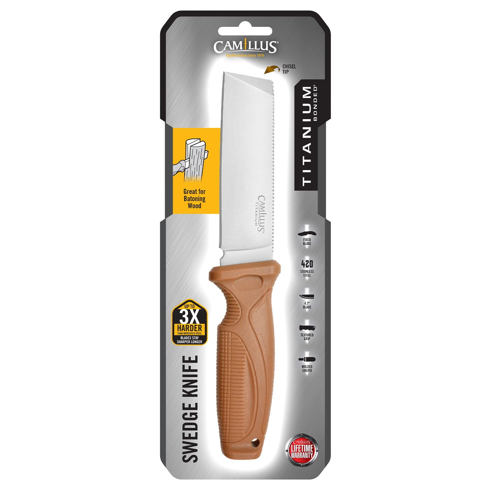 Camillius 4.3 in Fixed Blade Tactical Knife