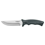 Camillus 9.5 Camp Knife, Titanium Bonded 4.75 Fixed Blade, Camping/Hunting, Gray Handle