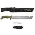 thumbnail image 1 of Camillus Carnivore X 18" Machete, 12" Blade, Green with Trimming Knife and Sheath, 1 of 14