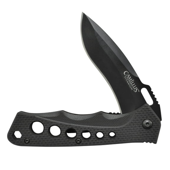Camillus Rage 7.25" Folding Pocket Knife, 3" Drop-Point Blade