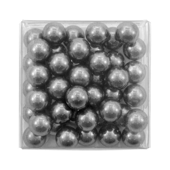 Camillus 0.5" Slingshot Ammo Balls for Catapult Slingshot - Durable Versatile Carbon Steel Outdoor Shooting Ammunition Balls with Silver Finish, 50 Pack
