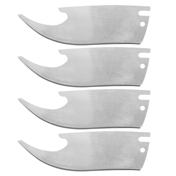 Camillus Tigersharp 2.84" Drop-Point Smooth Replacement Blades for 19132 Knife, 4-Pack