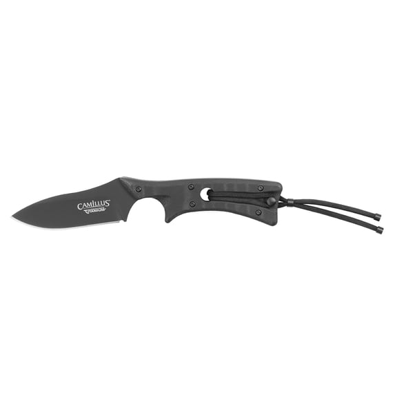 Camillus Tyrant Carbonitride Titanium Drop-Point 3" Blade with Sheath