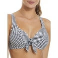thumbnail image 1 of Camio Mio GINGHAM Plunge Underwire Bikini Swim Top, US 32DDD, UK 32E, 1 of 2