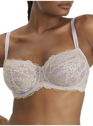 Camio Mio Lace Unlined Side Support Bra In Hazel,barely There