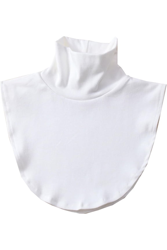 Fake Turtleneck Dickey Detachable Collars Wear Outer or in Sweater Hoodie Thickening High Neck Mock Collar for Women