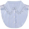 thumbnail image 1 of Camiocver  Women Ruffle Detachable Half Blouse Shirts Fake Collar Dickey Collar Faux False Collar for Girls, 1 of 1