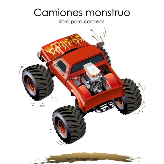 Camiones Monstruo Camiones monstruo libro para colorear 1, Book 1, (Paperback)