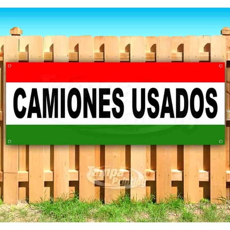 Camiones Usados 13 oz Vinyl Banner With Metal Grommets
