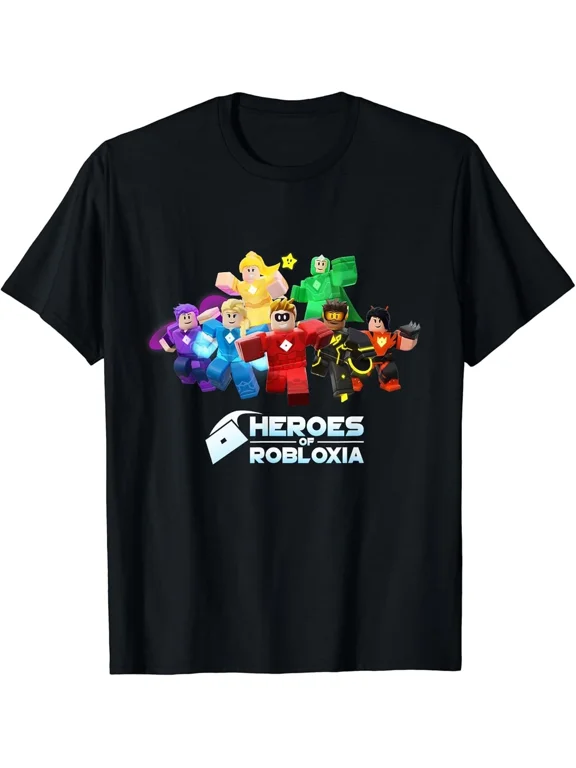 Camiseta de regalo de Héroes de Robloxia, todas las tallas S-4XL
