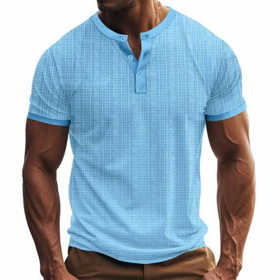 Camisetas Negras Para Hombre Mens T-Shirt Men's Black T Shirt Men Plain T Shirts Tshirt for Men Men's Black Henley Shirts