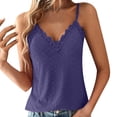 thumbnail image 1 of Camisole Tank Tops for Women Lace Elegant Solid Color With Floral Embroidery Blouse For Ladies Trendy Sleeveless Summer Tops Clothes Outfits 2025, 1 of 9