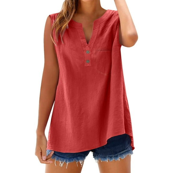 Camisole Tops For Women Loose Button Shirt Top Stand Solid Color Sleeve Collar Casual Women's Shirt Women's Shirt