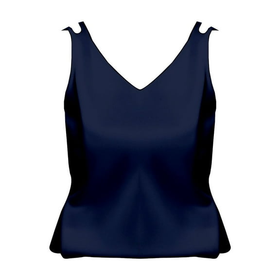 Camisole Tops For Women V Neck Large Size Suspender Vest In Summer Versatile Temperament Sleeveless Top