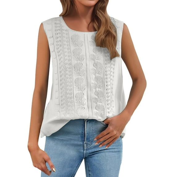 Camisole Tops For Women Women's Fashionable Casual Solid Color Pleated Cotton And Linen Top Sleeveless Shirt And Vest