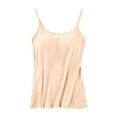 thumbnail image 1 of Camisole Tops for Women Bras Top Tank Tops Adjustable Strap Sleeveless Basic Solid Camisole Sexy V Neck Camisole With Built In Padded Bra Vest Womens Summer Tank Tops, 1 of 4
