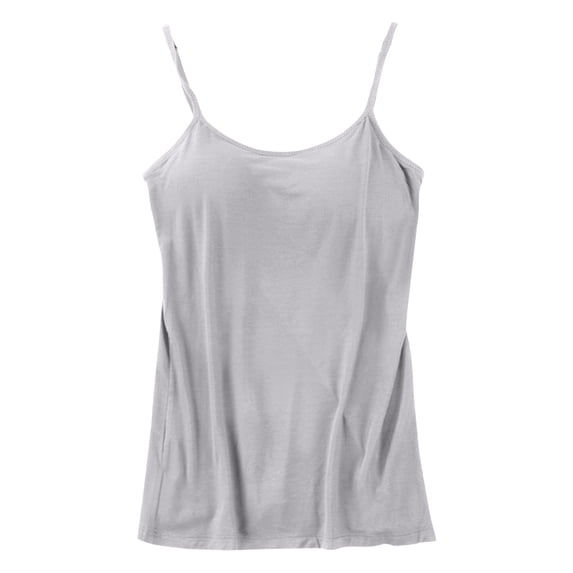 Camisole Tops for Women Cotton Camisole Adjustable With Frame Bra Stretch Undershirt Womens Summer Tank Tops