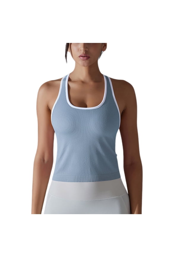 Camisole Tops for Women, Womens Sports Workout Training Singlet Quick Dry Gym Fitness Running Tank Tops