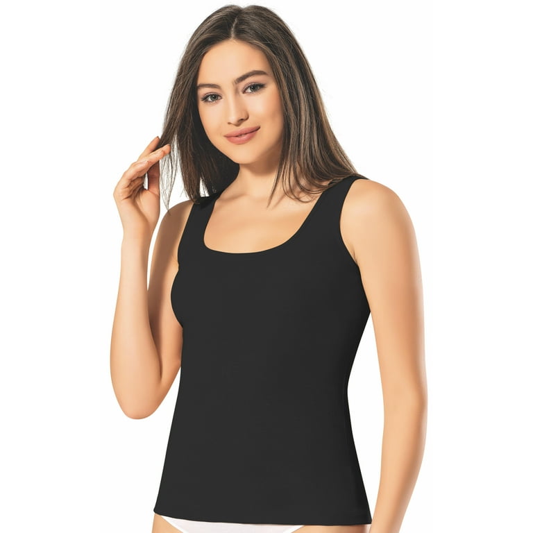 Camisole for Women, 100% Cotton, Airy Soft Comfy Lace Cami Tank