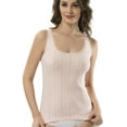 thumbnail image 1 of Camisole for Women, 100% Cotton, Airy Soft Comfy Lace Cami Tank Tops Undershirt (Pink/Wide Strap, XXX-Large), 1 of 3