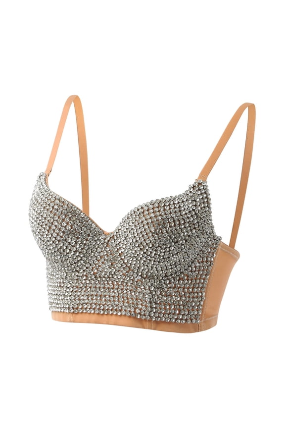 Camisoles for Women Lacy Top Women 5 Way Bra Mesh Top Women's Fashion Blouses Apparel Bra Womens Corset Top Bustier Corset Top Tight Fitting Corset Tank Top Suspender Top Solid Short Fashion