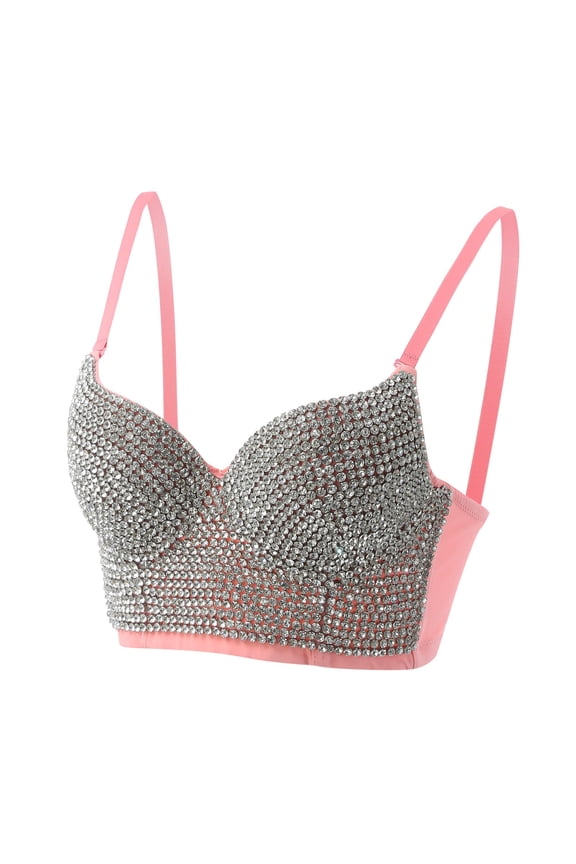 Camisoles for Women Lacy Top Women 5 Way Bra Mesh Top Women's Fashion Blouses Apparel Bra Womens Corset Top Bustier Corset Top Tight Fitting Corset Tank Top Suspender Top Solid Short Fashion