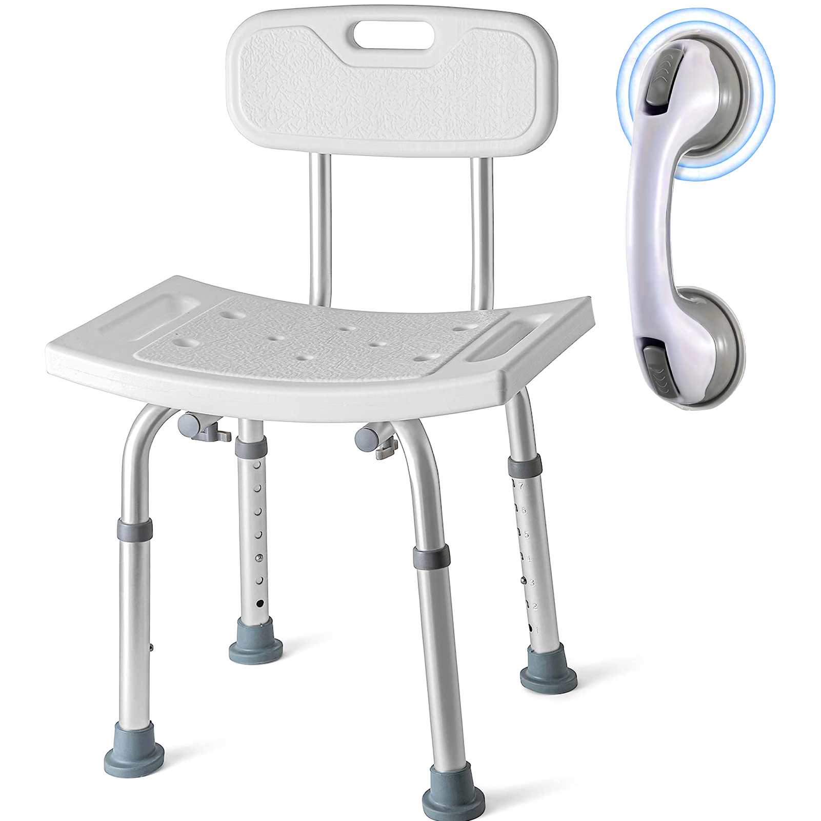 Adjustable shower seat