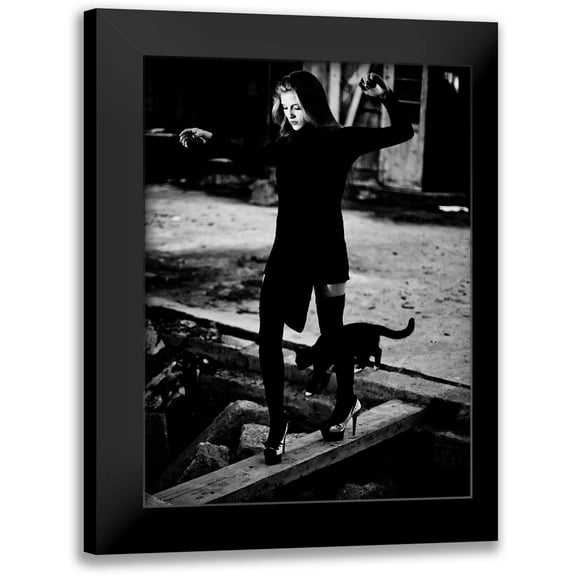 Camlilar, Erkan 14x18 Black Modern Framed Museum Art Print Titled - Catwalk