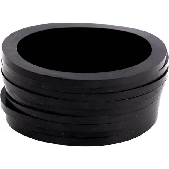 Camlock Fitting Gasket (10-Pack) - Cam Lock Hose Seal for Female Coupler - Cam Groove Replacement Rubber Washer