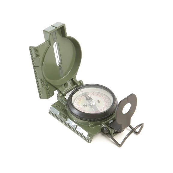 Cammenga 27 Phosphorescent Compass, Lensatic, Northern Hemisphere, Olive Drab