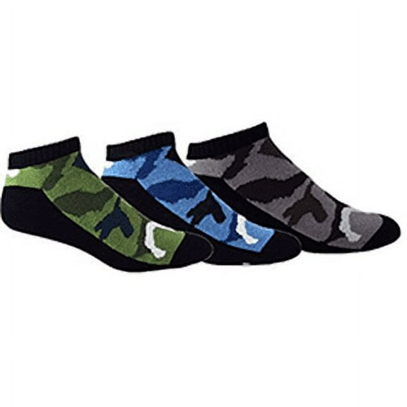 Cammo No-Show 3 Pack