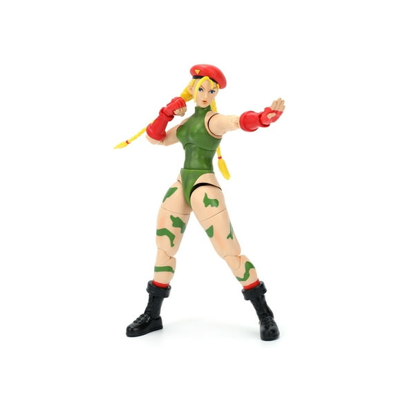 Cammy 6" Moveable Figure with Accessories and Alternate Head and Hands "Ultra Street II: The Final Challengers" (2017) Video Game Model by Jada