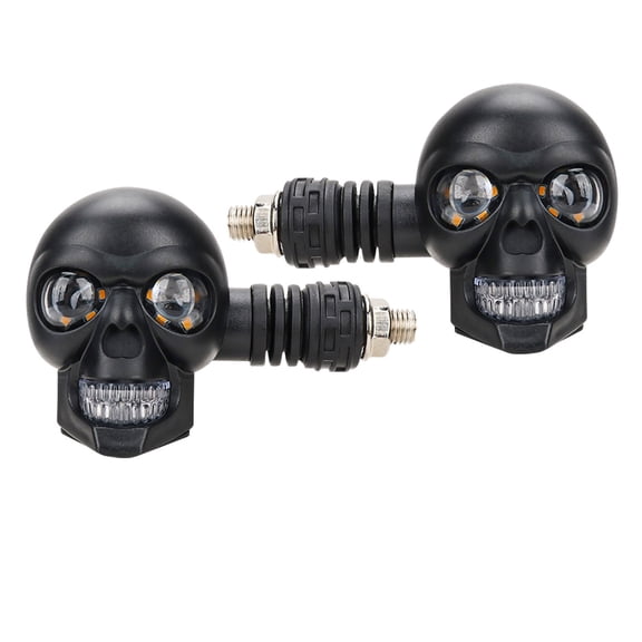 Camnix 2pc Skull LED Turn Signal Lights