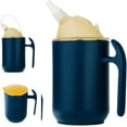 thumbnail image 1 of Camnix 3 In 1 Adult Sippy Cup Drinking Aid With Two Lids And Handles 400ml For Seniors Patients Disabled Maternity Leak Proof, 1 of 6