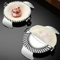 thumbnail image 1 of Camnix 5 Inch Press, Large Stainless Steel Dumpling Maker, 2-in-1 Dough Cutter/Dumpling Mold, Dumpling, Ravioli, Pierogi & Hand Pie, 1 of 8