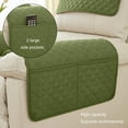 thumbnail image 1 of Camnix Armrest Cover, Sofa Armrest Organizer Non-Slip Arm Chair Bedside Caddy Storage Organizer for Recliner Couch with 2 Pockets for Cell Phone TV Remote Control Magazines, 1 of 7