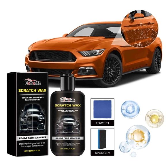 Camnix Car Paint Scratch Remover & Restorer Kit with Buffer Pad - Polishing & Waxing Kits - Compound for Vehicles Paint Repair