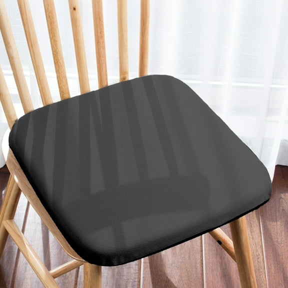 Camnix Chair Seat Pads Thickened 1.38" Memory Foam Chair Cushion, Indoor Chair Cushions Square Kitchen Chair Pad, Non-Slip Dining Chair Seat Cushion, Suitable for Restaurant Classroom Office Car