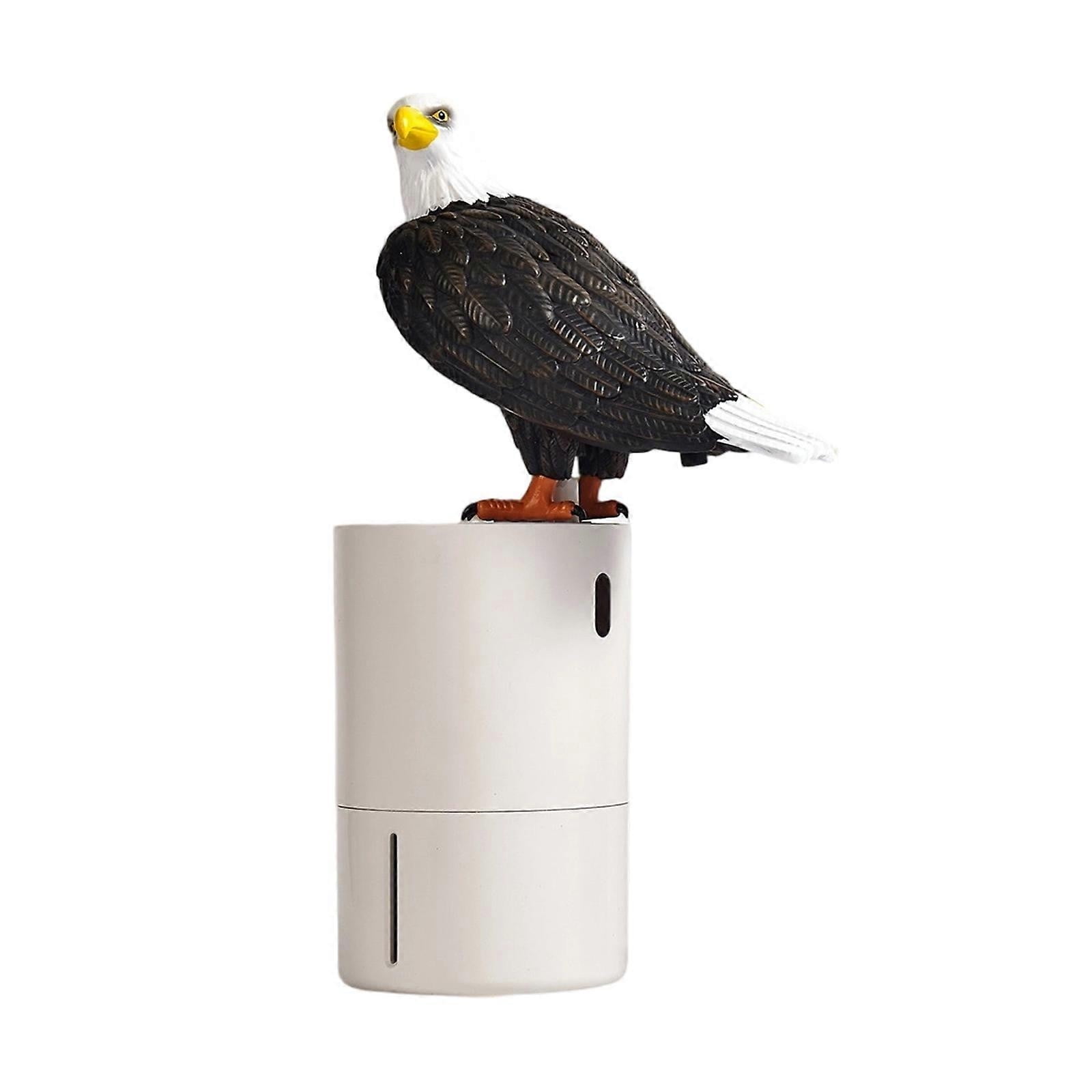 Camnix Eagle Foam Soap Dispenser - Funny Eagle Poop Induction Hand Washer Automatic Soap Dispenser for Kitchen & Bathroom (White)