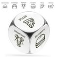 thumbnail image 1 of Camnix Food Decisions Dice Gifts Metal Multi-sided Dice Game Match Board Game, 1 of 5