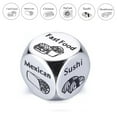 thumbnail image 1 of Camnix Food Decisions Dice Gifts Metal Multi-sided Dice Game Match Board Game, 1 of 6