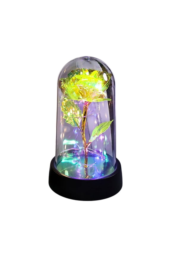 Forever Rose for Women Mom Wife,Mothers Day Forever Rose Gift Ideas,Galaxy Rose Flower Light Up in Glass Dome, Eternal Roses Birthday Butterfly Gifts for Women