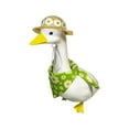 thumbnail image 1 of Camnix Goose Outfit Summer Lawn Porch Goose Clothes for 23" Large Statue Outdoor Patio Yard Lawn Art Decoration Straw Hat and Daisy Bandana Cement Plastic Geese Duck Decorations, 1 of 5