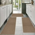 thumbnail image 1 of Camnix Kitchen Rugs Sets of 3 Non Slip Washable Burlap Kitchen Rugs and Mats for Floor Kitchen Runner Rug Floor Carpet for Kitchen, Laundry, Hallways, 1 of 8