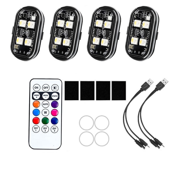Camnix LED Remote Control Night Light For Cars And Motorcycles