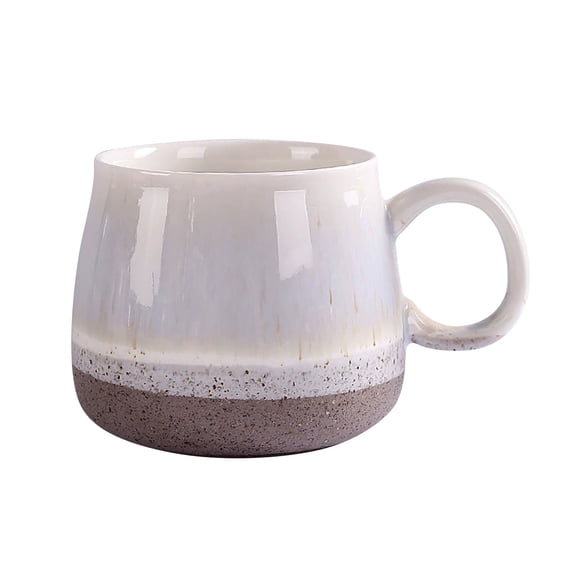 Camnix Large Ceramic Coffee Mug, Handmade Pottery Big Tea Cup for Office and Home, Microwave and Dishwasher Safe, Unique Texture Glaze Mugs for Milk Cocoa Hot and Cold Drinking