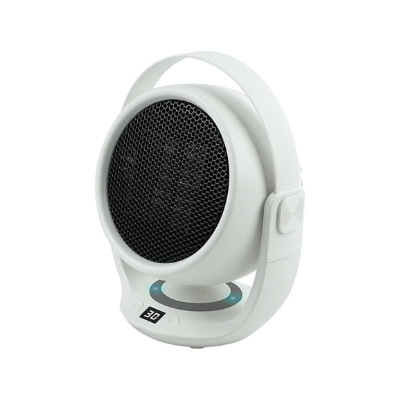 Camnix Portable Small Space Heater for Indoor Use, Fast Heating Ceramic Mini Personal Heater with Heating and Fan Modes for Room, Bedroom, Office and Indoor Use,White