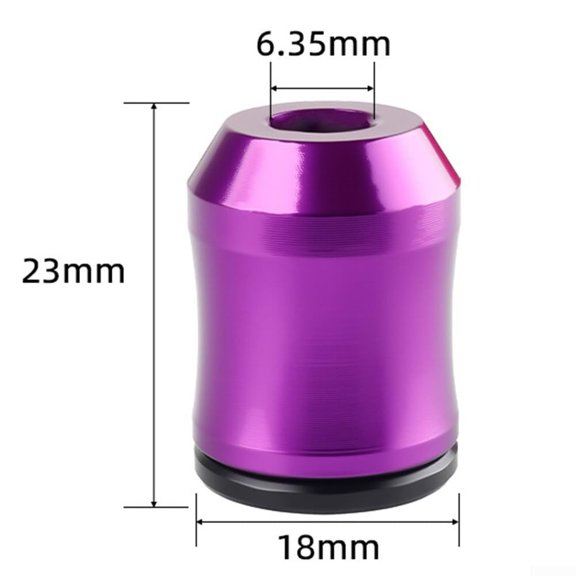 Camnix Screwdriver Magnetizer Ring Aluminum Alloy 6.35mm Shank Bit Magnetizing and Demagnetizing Tool for Electric Screwdriver Bits